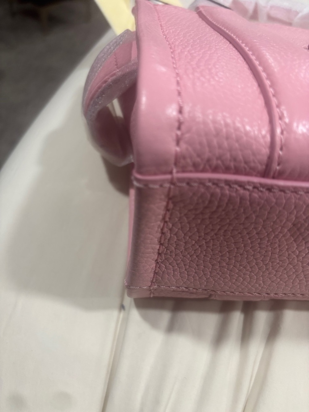 Marc Jacobs Mini Tote in Soft Pink Leather - Picture 2 of 10